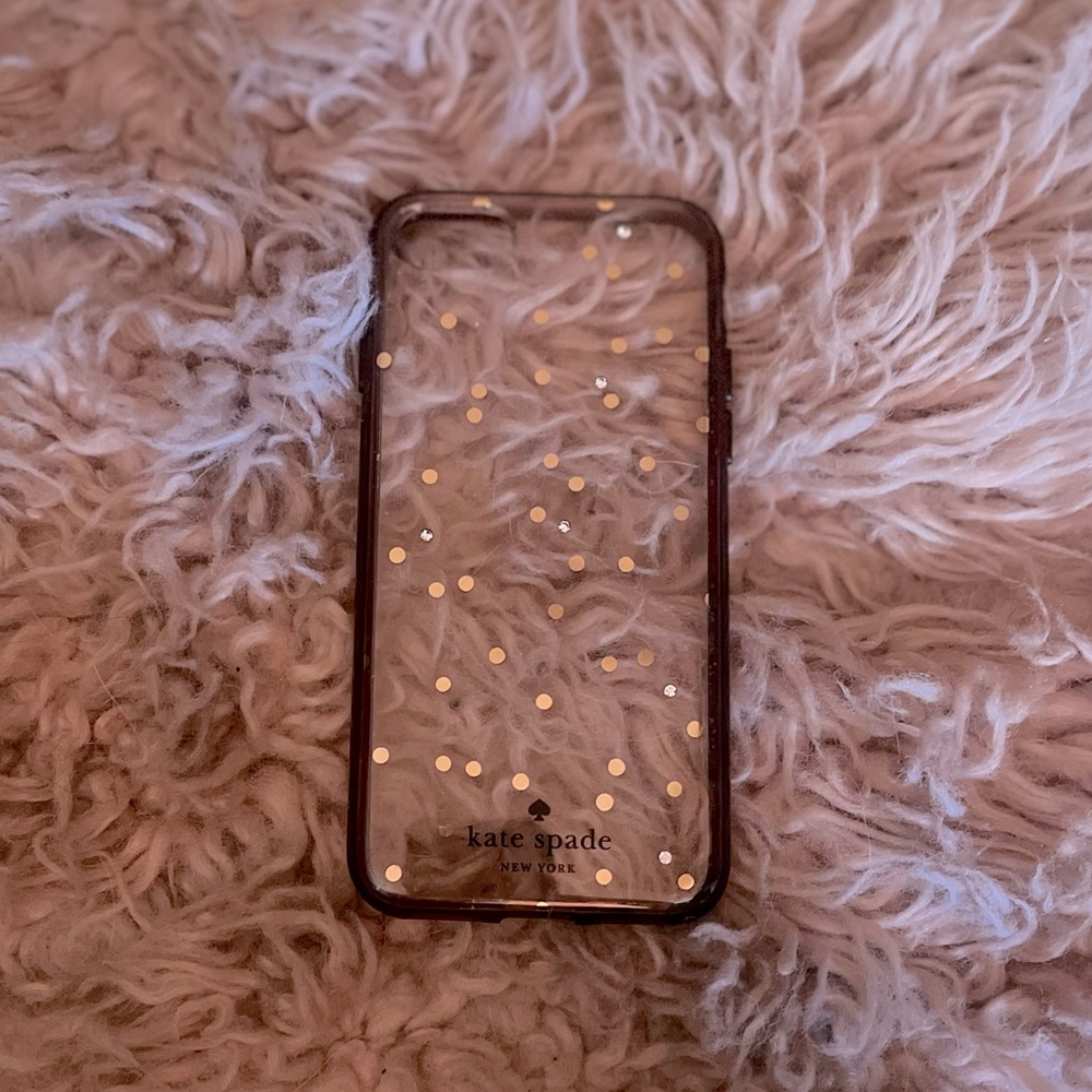 𝗖𝗹𝗲𝗮𝗿 (𝗯𝗹𝗮𝗰𝗸) 𝗞𝗮𝘁𝗲 𝗦𝗽𝗮𝗱𝗲 𝗥𝗵𝗶𝗻𝗲𝘀𝘁𝗼𝗻𝗲 𝗖𝗮𝘀𝗲